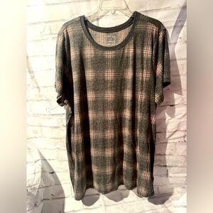 Torrid Super Soft Plaid Tee